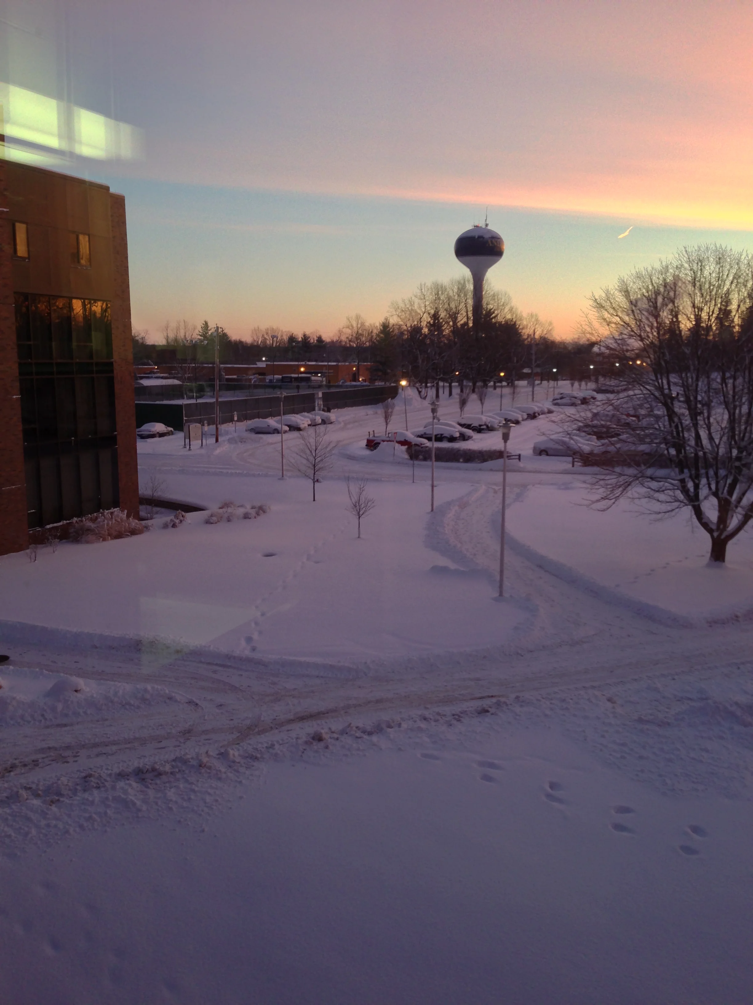But the snow could also be incredibly beautiful.