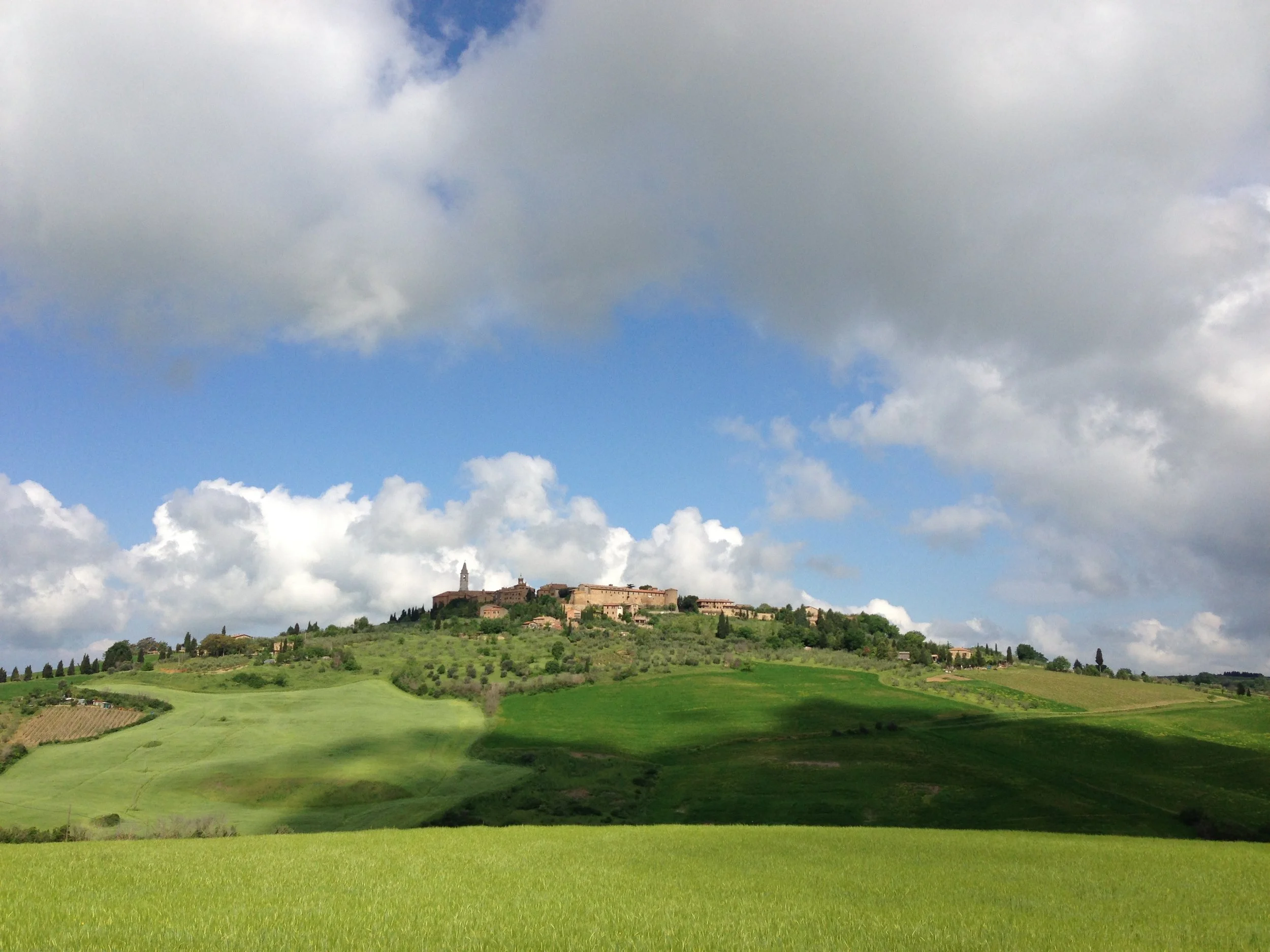 Between my third and fourth years, I had summer courses in Europe. Pienza was pretty okay . I guess.