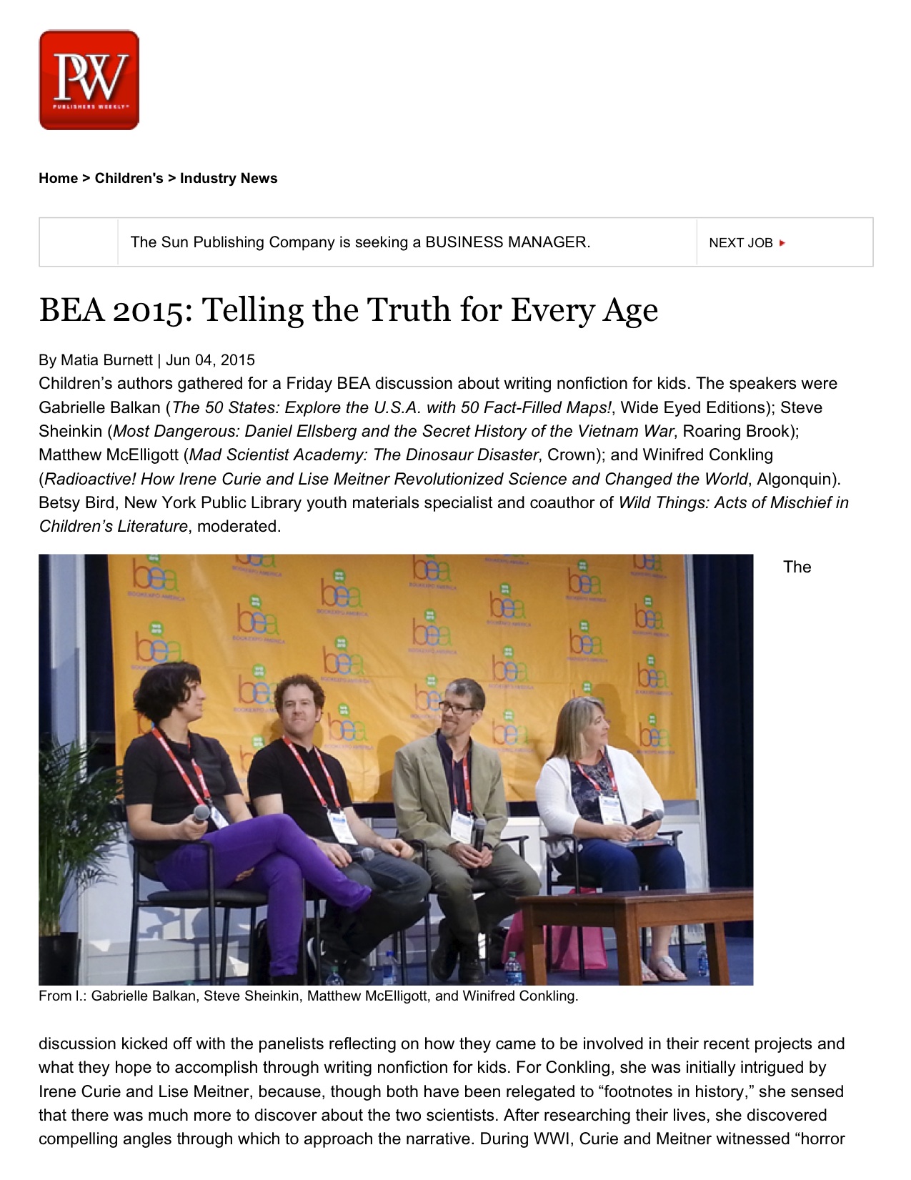 BEA 2015_ Telling the Truth for Every Age.jpg