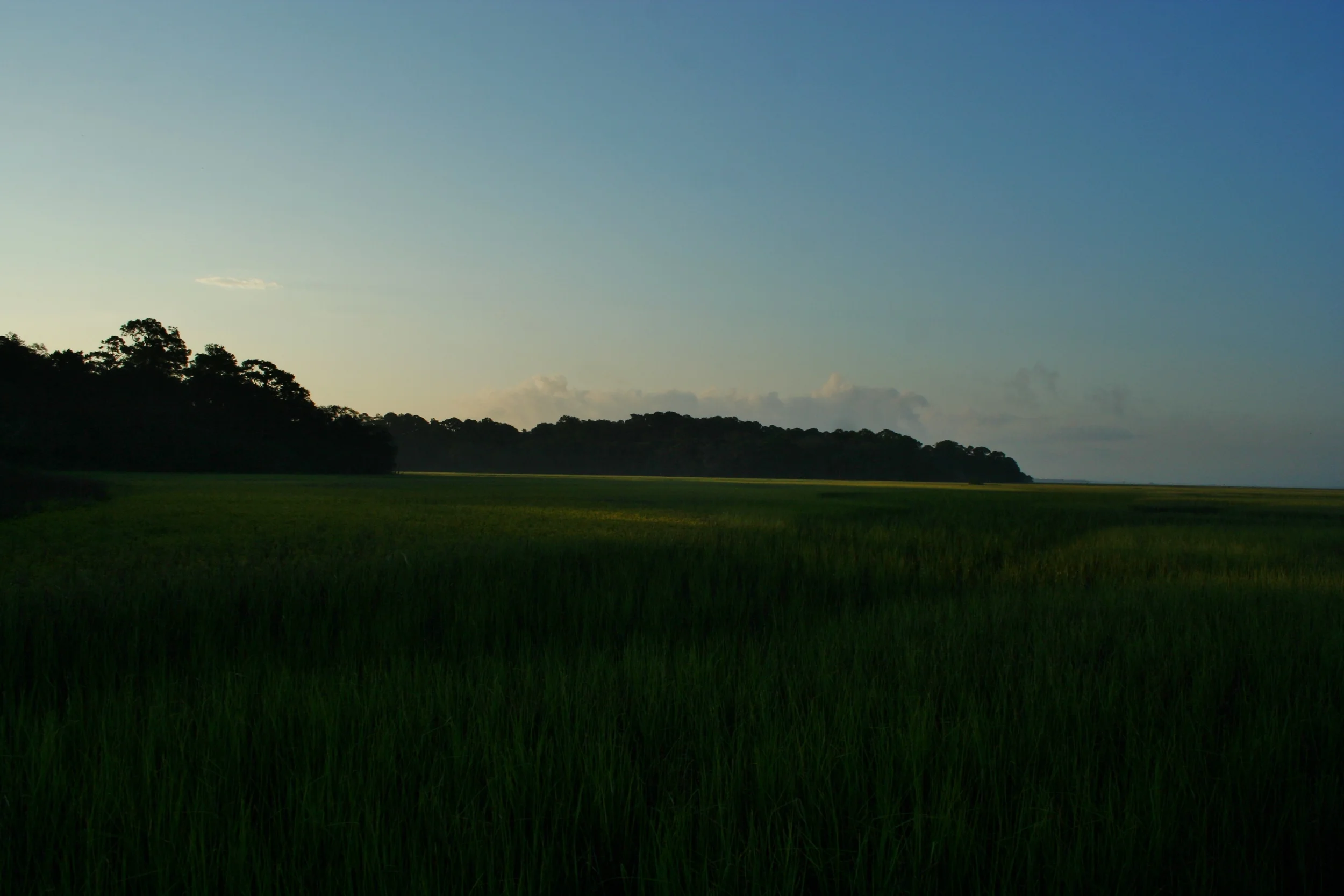 Dawn over the Tolomato River marsh, 2011