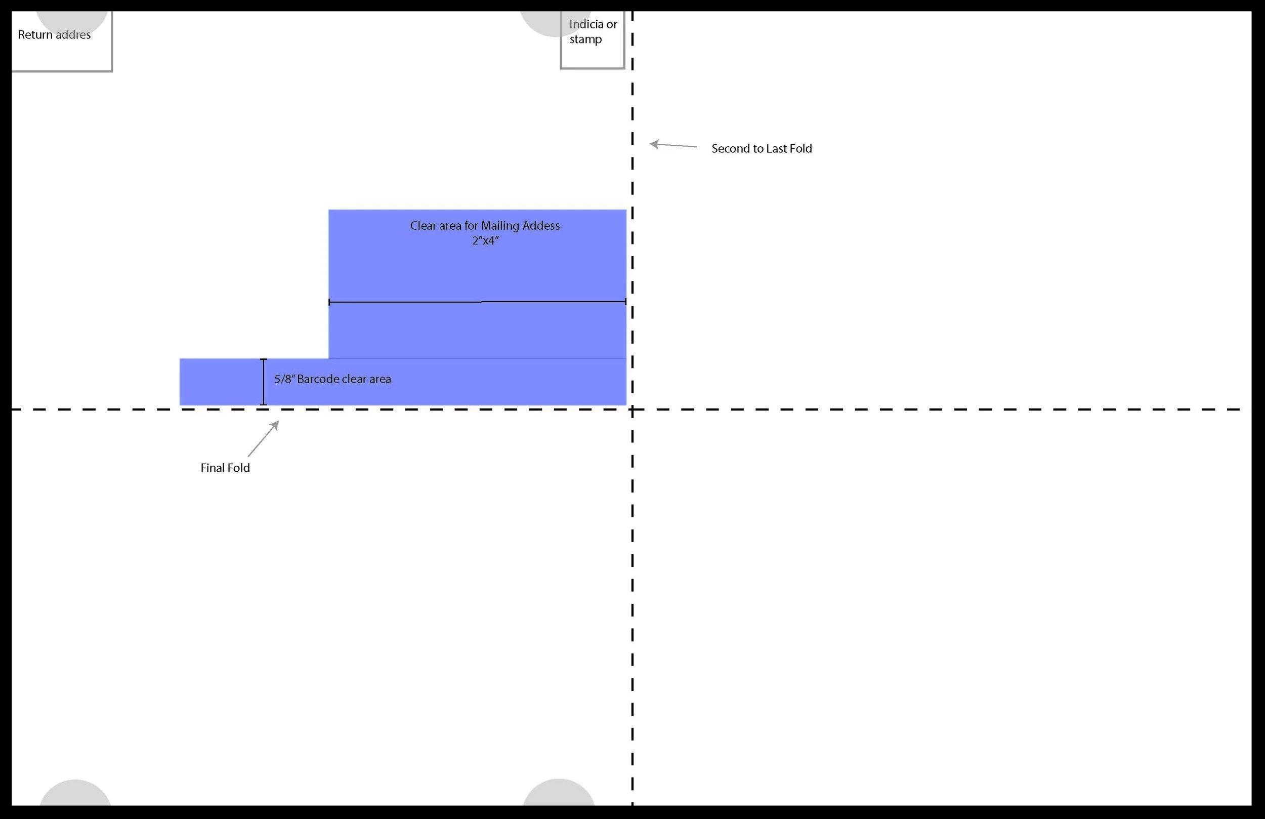 Folded Self Mailer Template