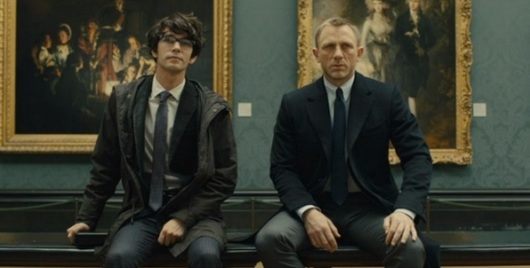 Plus bonus 007, sniff right near where James Bond & Q sat in Room 34.