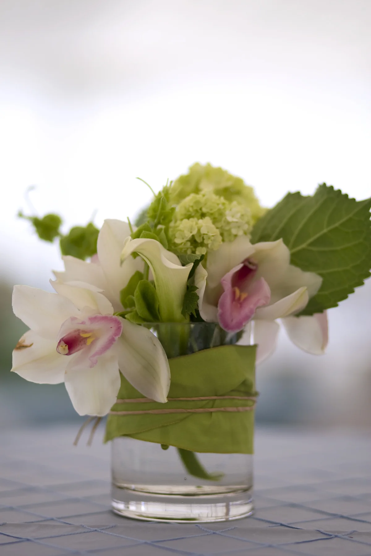 One of the sweet arrangements that DIDN'T freeze from the cocktail reception. 