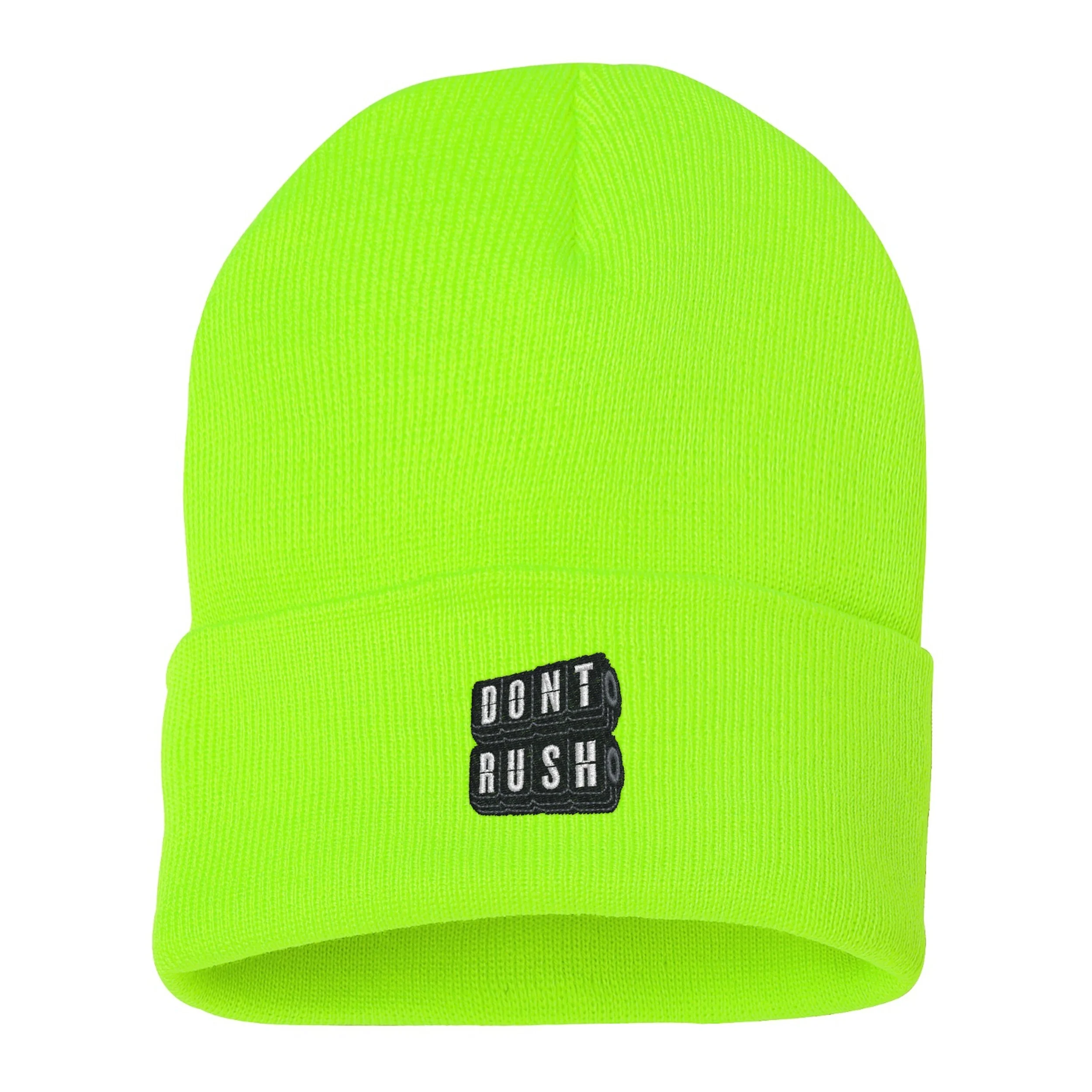 DONTRUSH NEON GREEN BEANIE.jpeg