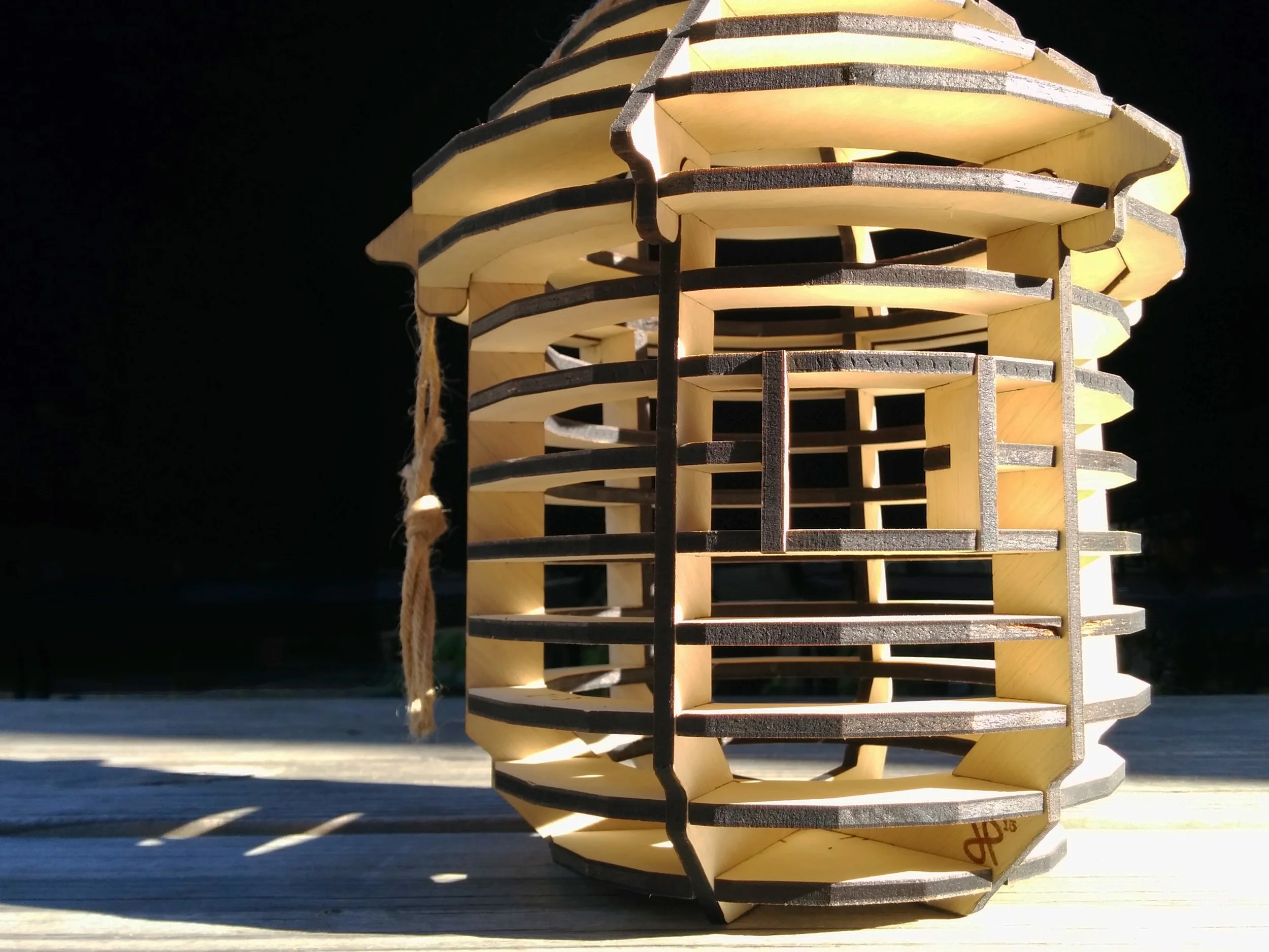 Parametrically Modeled Birdhouse, BirdUP! 2015