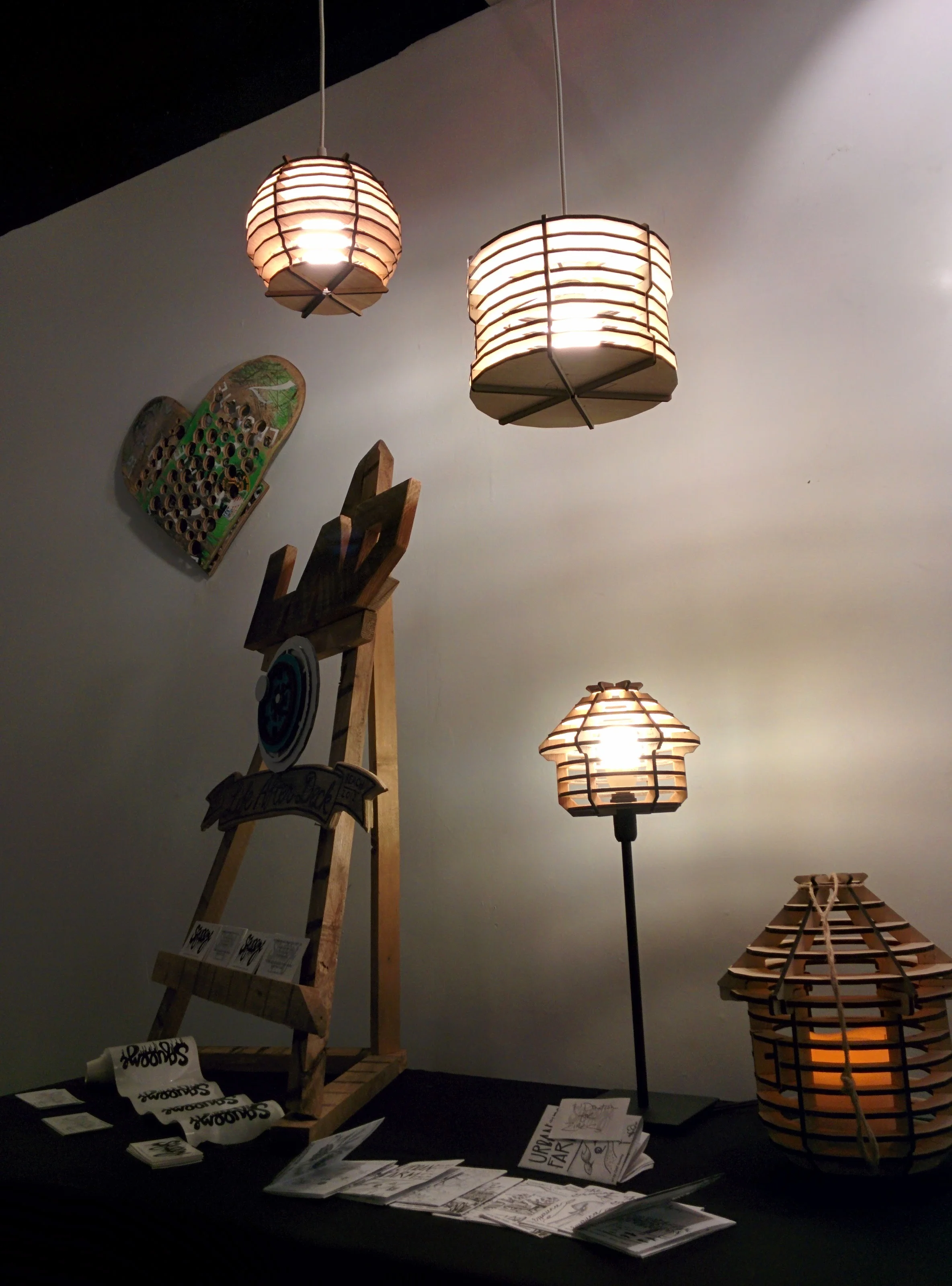 Multiple Projects Display for First-Fridays Long Beach (BirdUP!, LifeAfterDeck) 2015