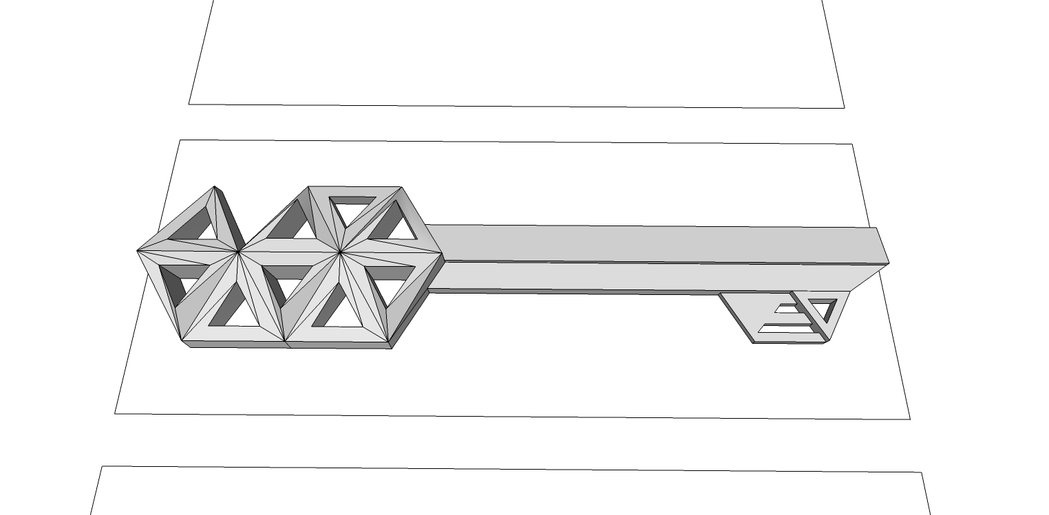 Concept Model for 3D Printed Key to the City Long Beach 2015