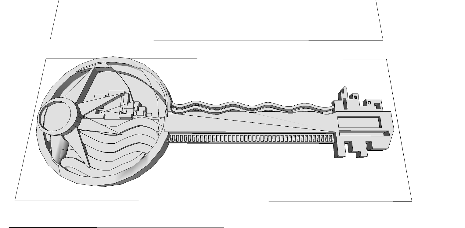 Concept Model for 3D Printed Key to the City Long Beach 2015