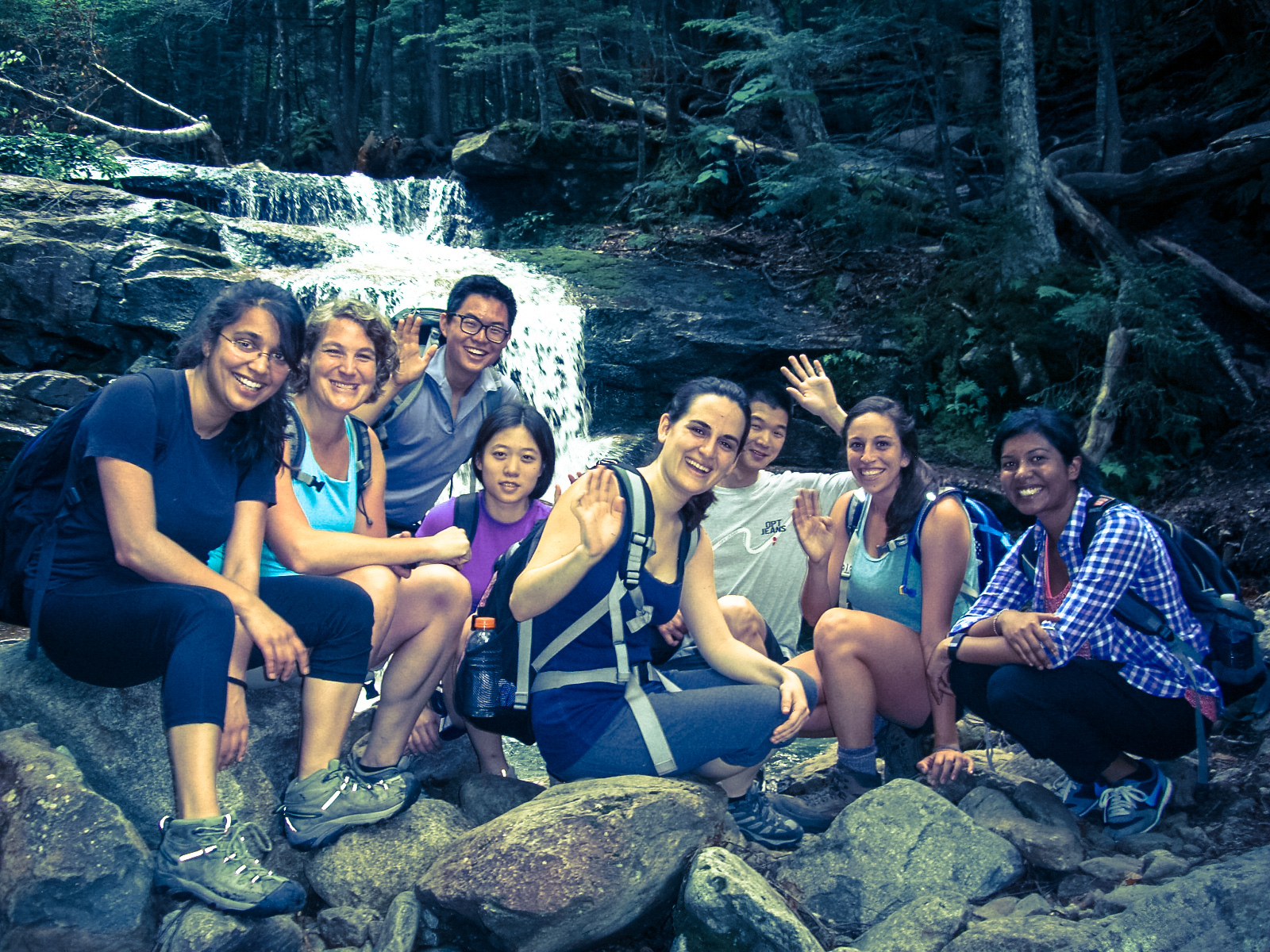 Lab hiking trip