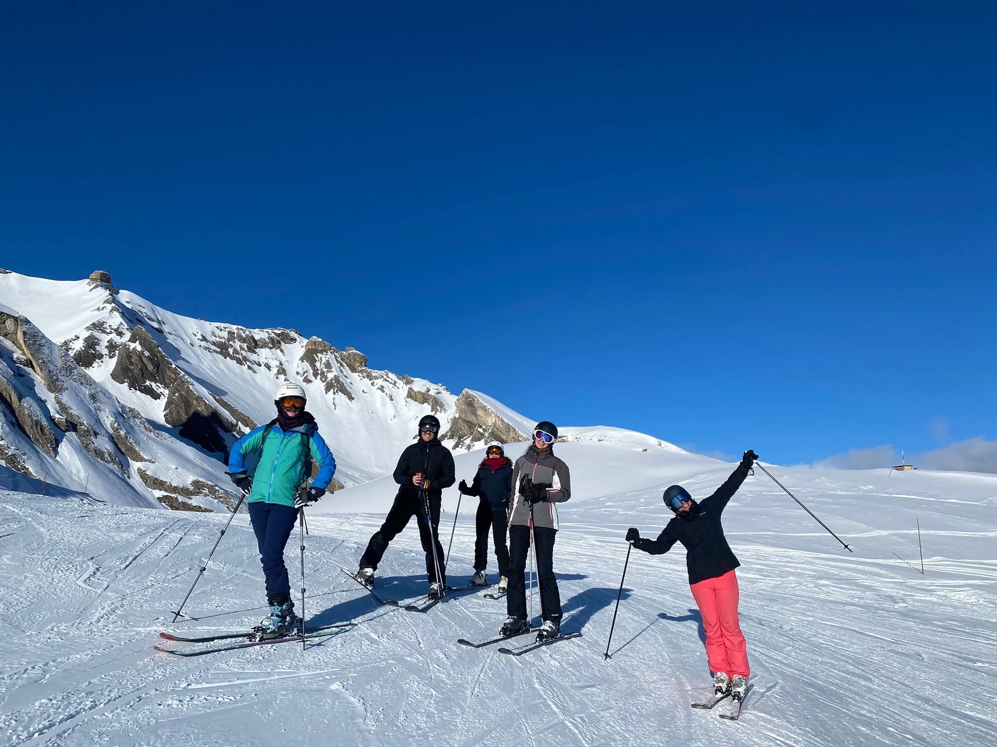Schier lab retreat skiing
