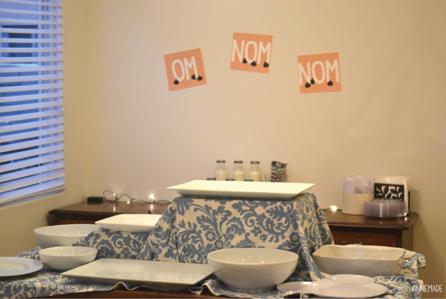anniemade Cookie Exchange Housewarming Party Set-up