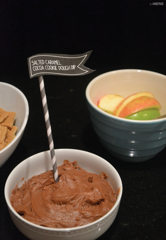 anniemade Salted Caramel Cocoa Cookie Dough Dip