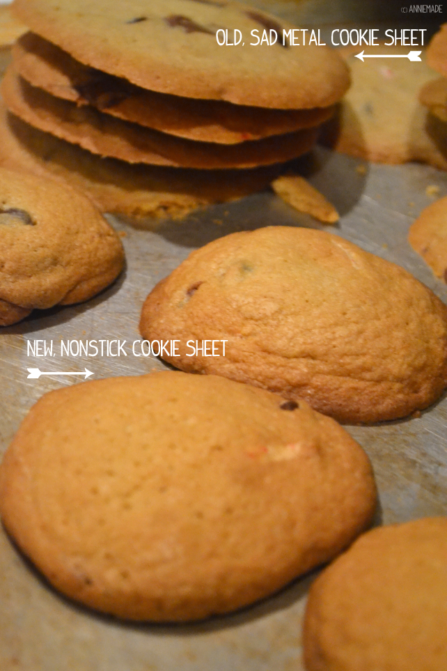 anniemade Make sure you use the right cookie sheets to make sure your cookies puff up