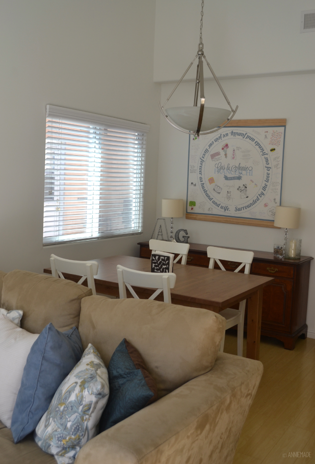 anniemade // DIY Interchangeable Fabric Frame - super easy project