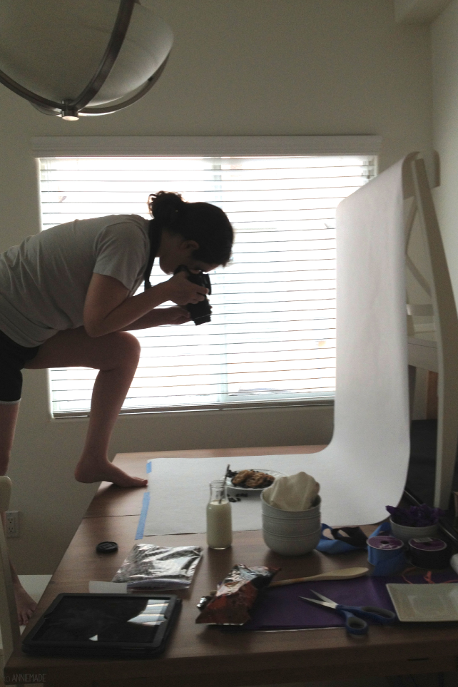 anniemade // DIY White Seamless Photography for only $7 - Quick How-To Guide