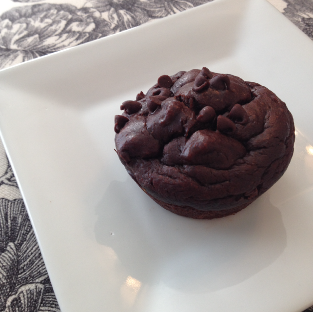 Chocolate Chocolate Chip Muffins - Grain free, Gluten free, Goodness full! Super easy recipe