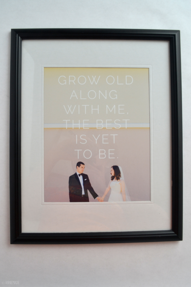 anniemade // Custom Anniversary Art Print