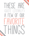 How to throw a Favorite Things Party + Free Printables — Annie ...