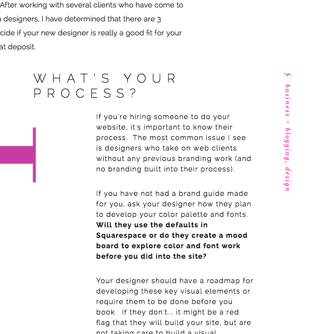 unique styling of blog categories