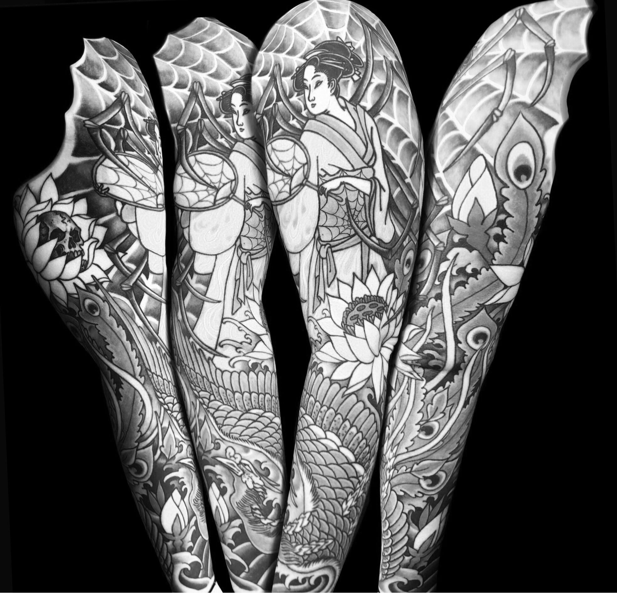 "I had the pleasure and honor of getting my first tattoo (a full sleeve) from Fran, who welcomed me right away. The entire process was comfortable and fun. I appreciated that sessions were regular, flexible, and as long or as short as I wanted. He