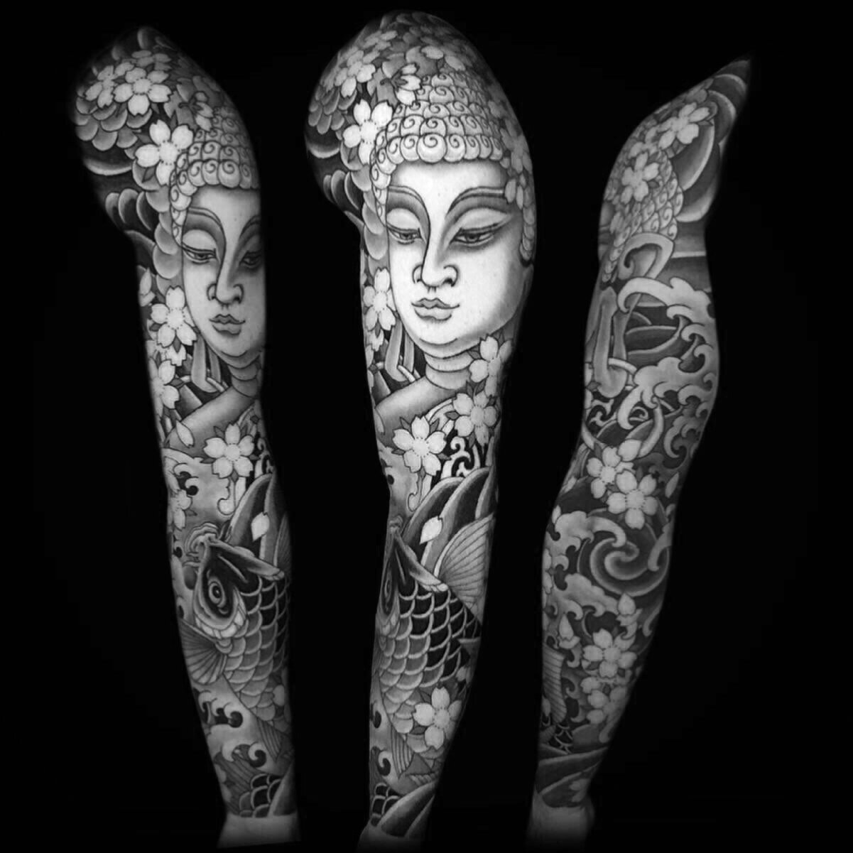 “Fran is the real deal. From day one, he was nothing but professional and made the entire process a breeze. Fran not only has an understanding and deep respect for Japanese tattooing, but also true artistic talent. Using a photo of a Buddha that