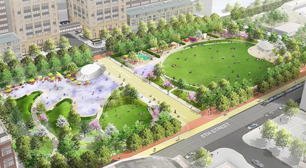 Downtown East Commons Proposed Park