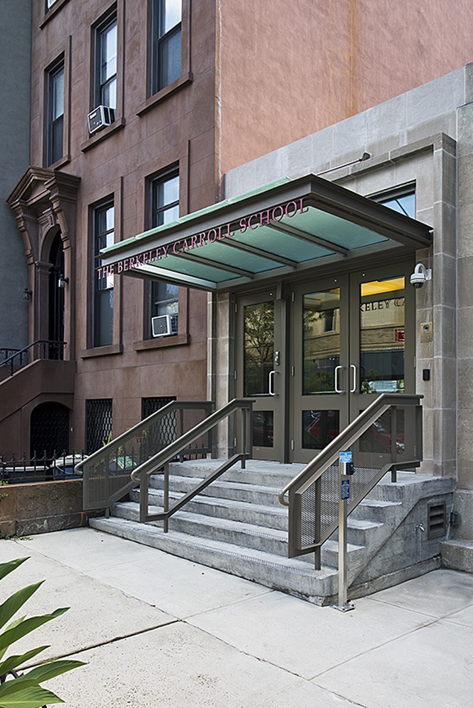 exterior entrance and canopy