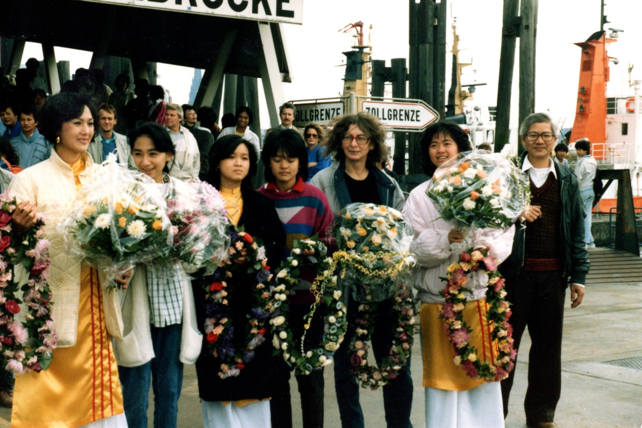  Flowers to welcome the CA II &nbsp;back to Hamburg. 