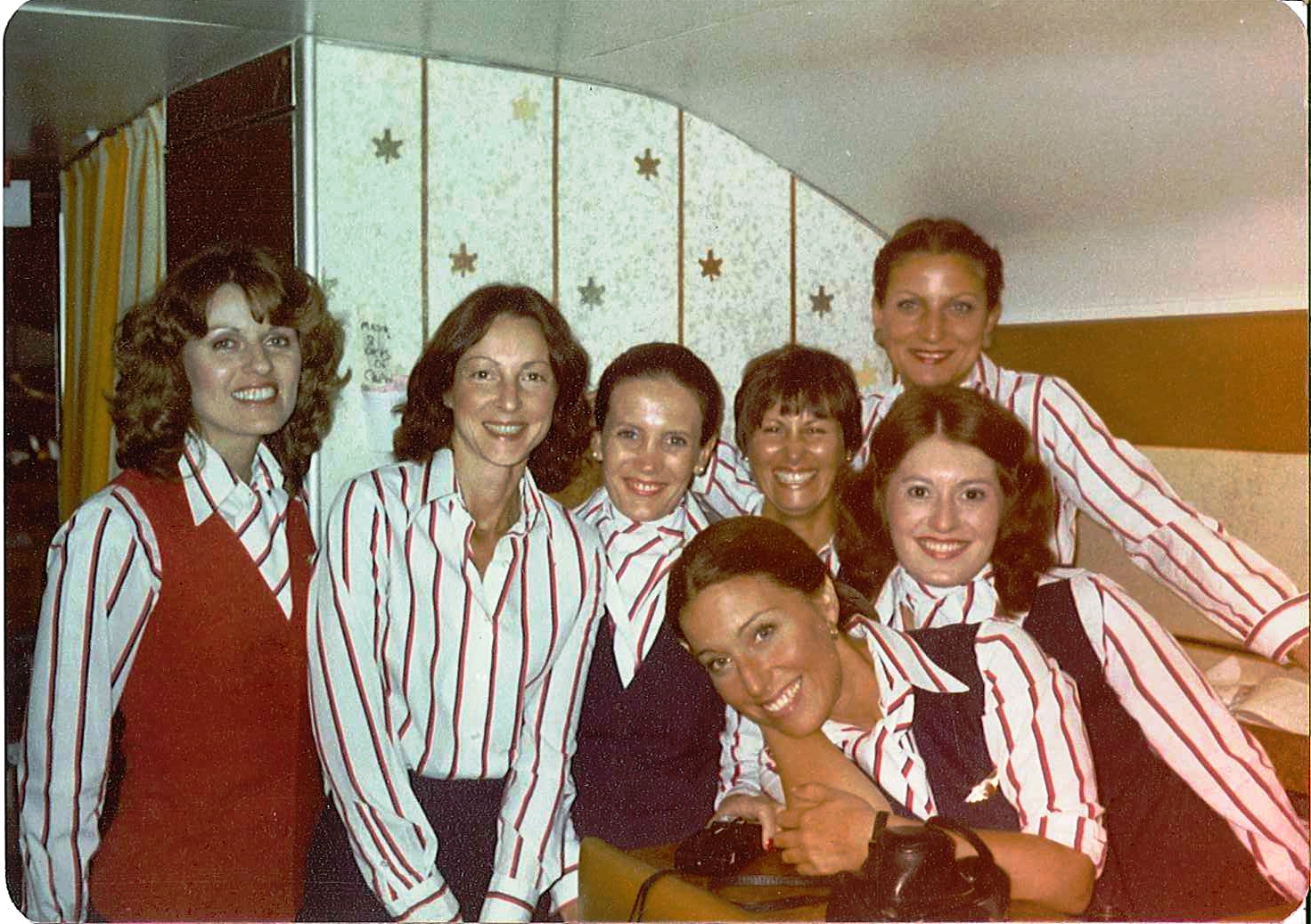  Left to right:&nbsp;Helen Reagh, Dorothy Robinson, Liz Burns, Inga Thielmann, Sherry Christenson, Gila Golub, Renate Lauritzen. 