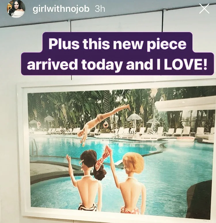 something navy barbie art