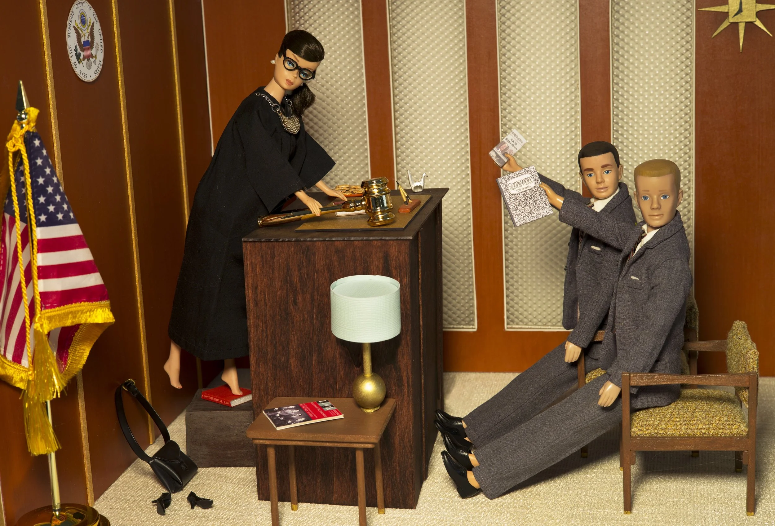 Notorious RBG and The Suits! — Vintage Barbie and Ken Photos