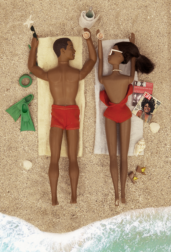 barbie and ken beach