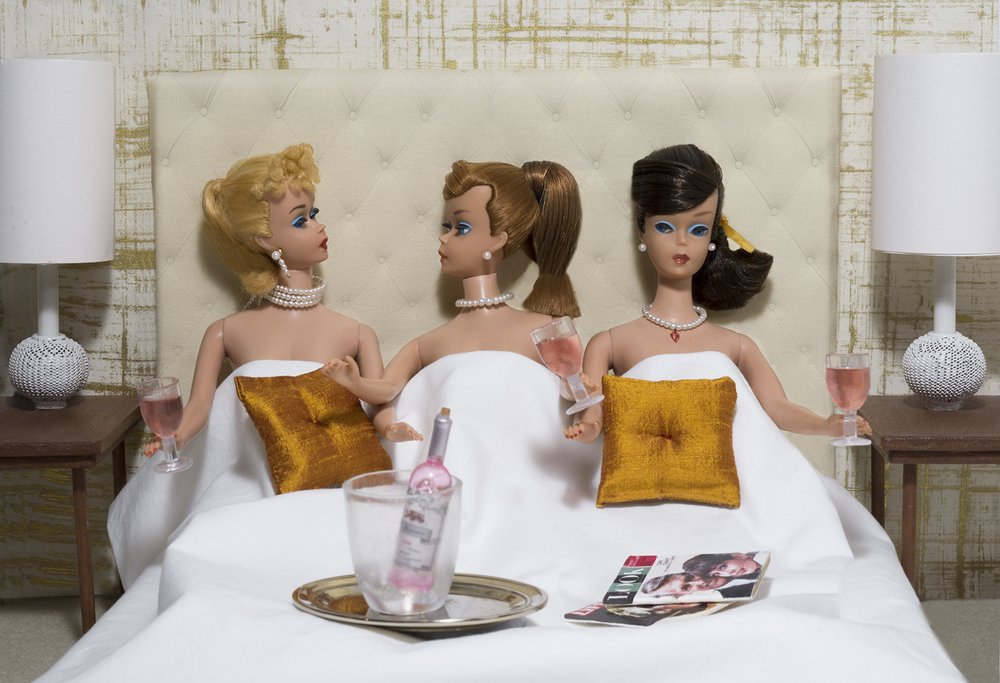 "Girl's Night In!" — Vintage Barbie and Ken Photos