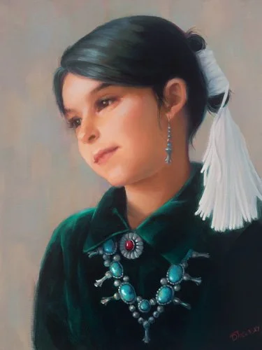 Turquoise and Velvet (sold)