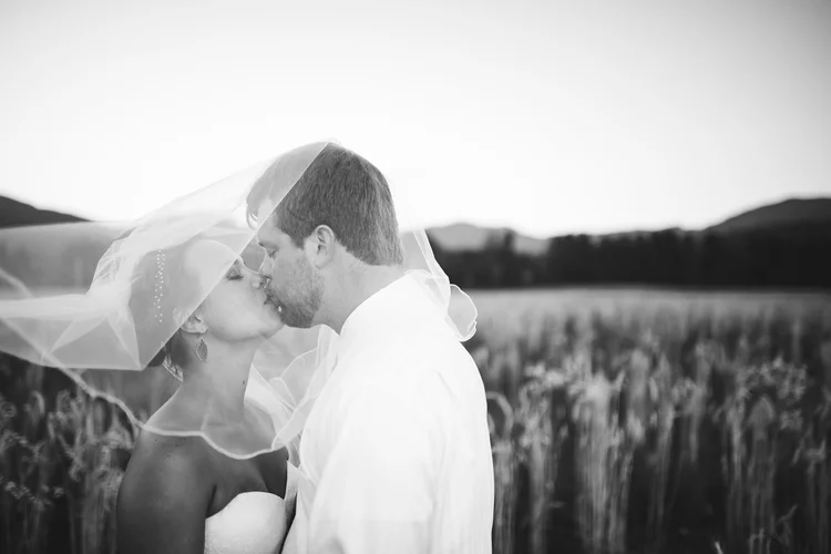 A special tender moment during a Stowe Vermont Wedding at The Barn at Smugglers' Notch Carl Heyerdahl Photography