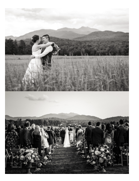 Mt Mansfield is the largest mountain in Vermont and the perfect backdrop for your memories of your Stowe wedding.