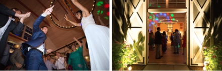 Dancing the night away at a Stowe Wedding at The Barn at Smugglers’ Notch