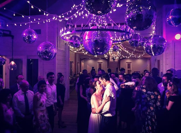 Disco Ball design by Monica Flynn and Drape Art Design