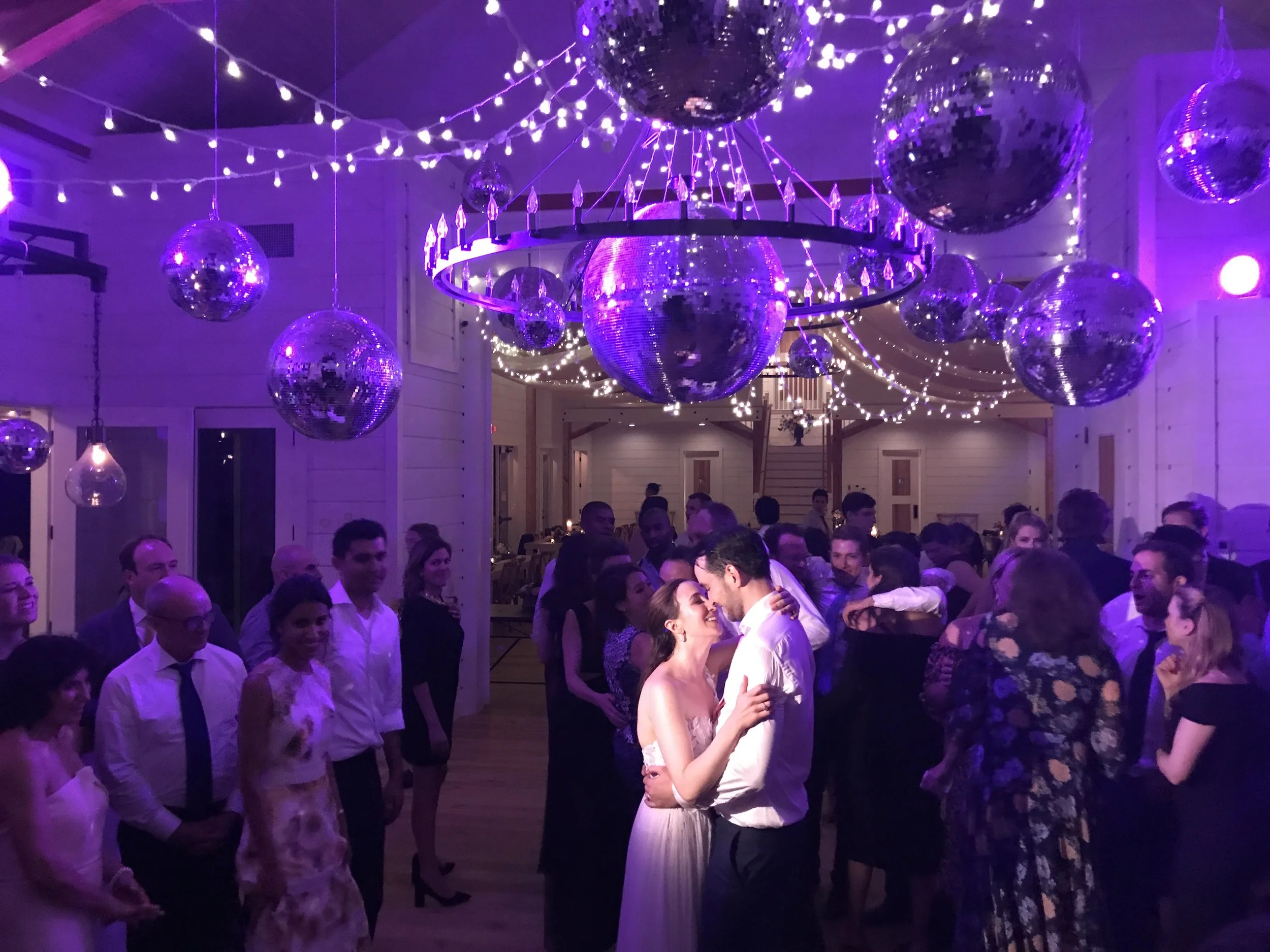We turned Stowe Winery into a NYC Disco, complete w NYC DJ, Generations Events. image: S DePalma iphone