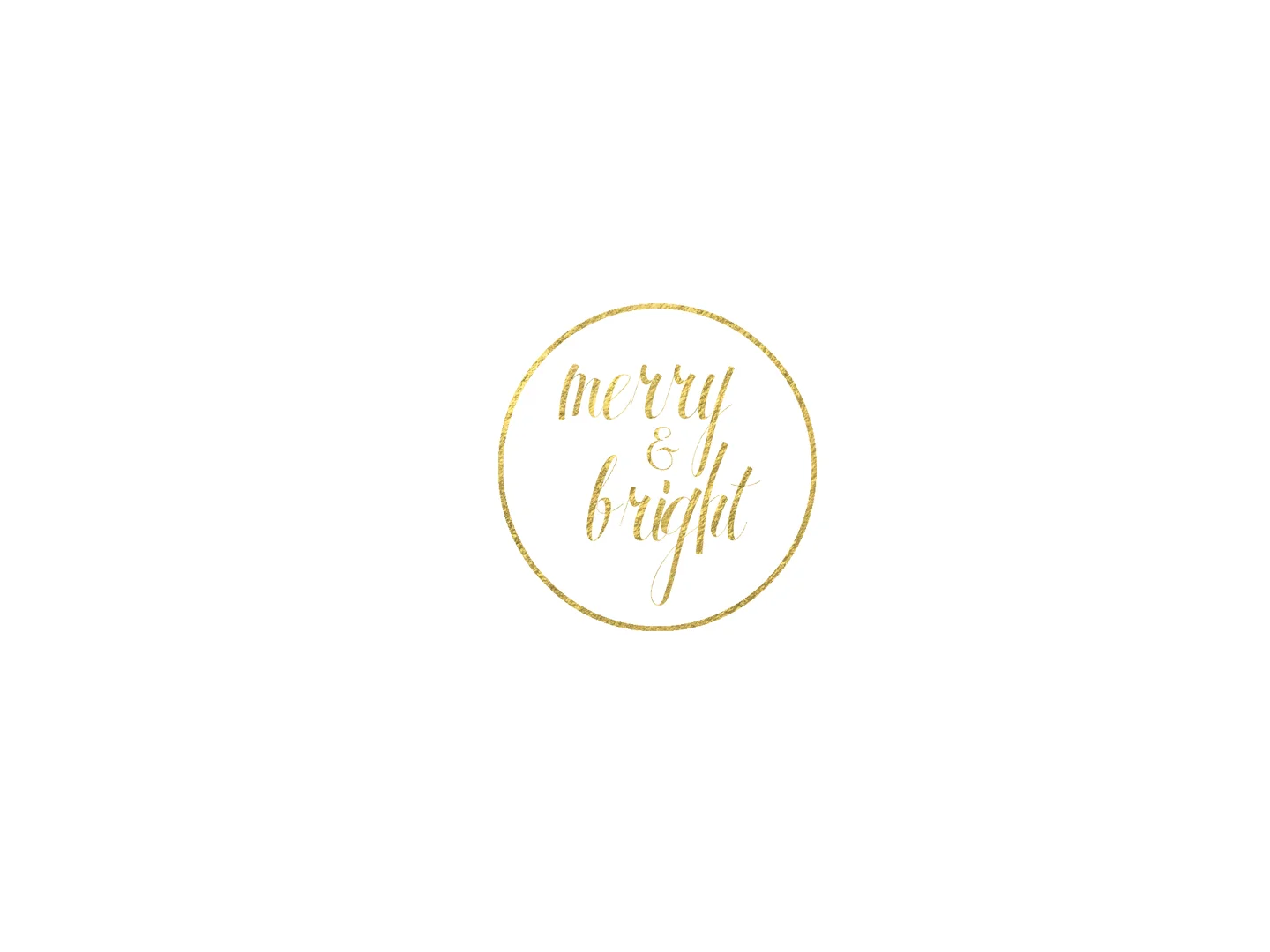 "Merry & Bright" Desktop Wallpaper