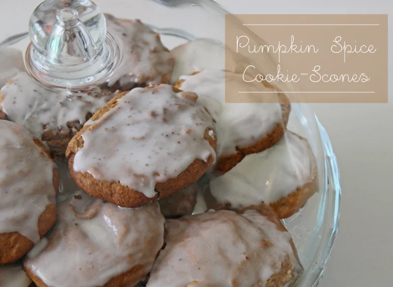 Pumpkin Spice Cookie Scones
