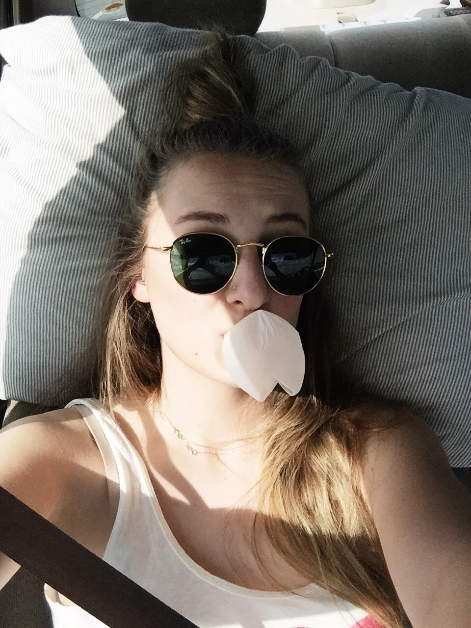 ^^Road trip selfies cuz why not^^
