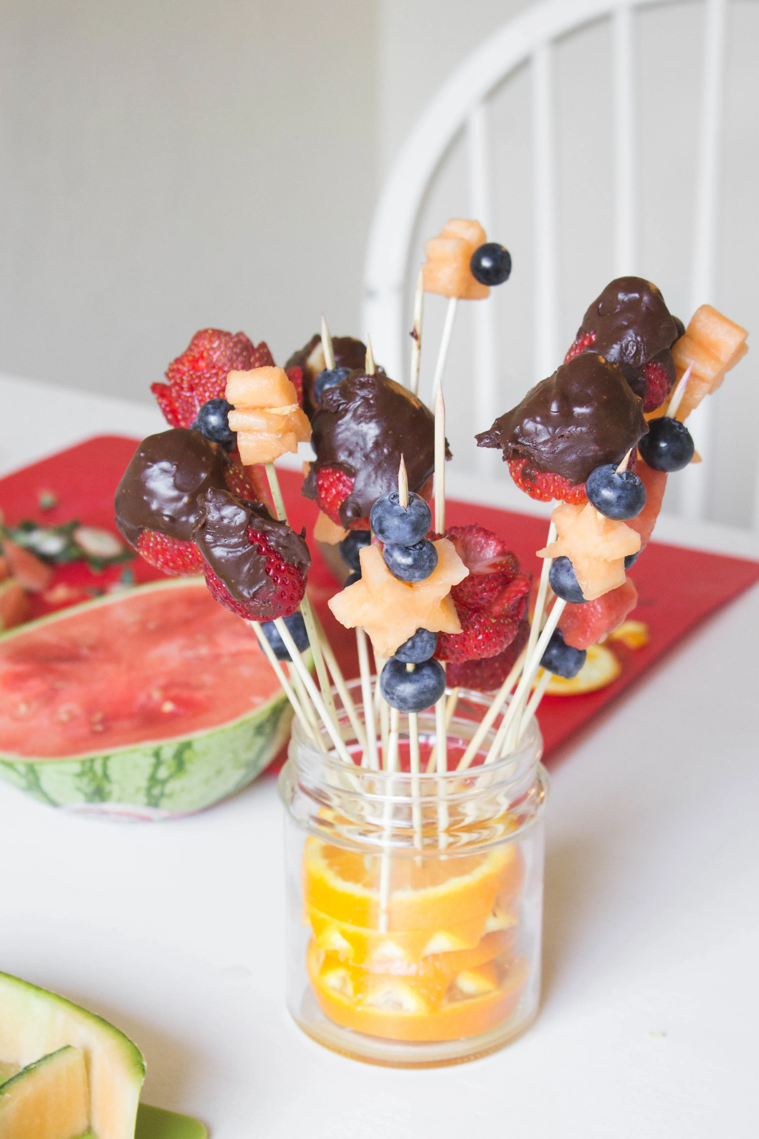 DIY Fruit Arrangement