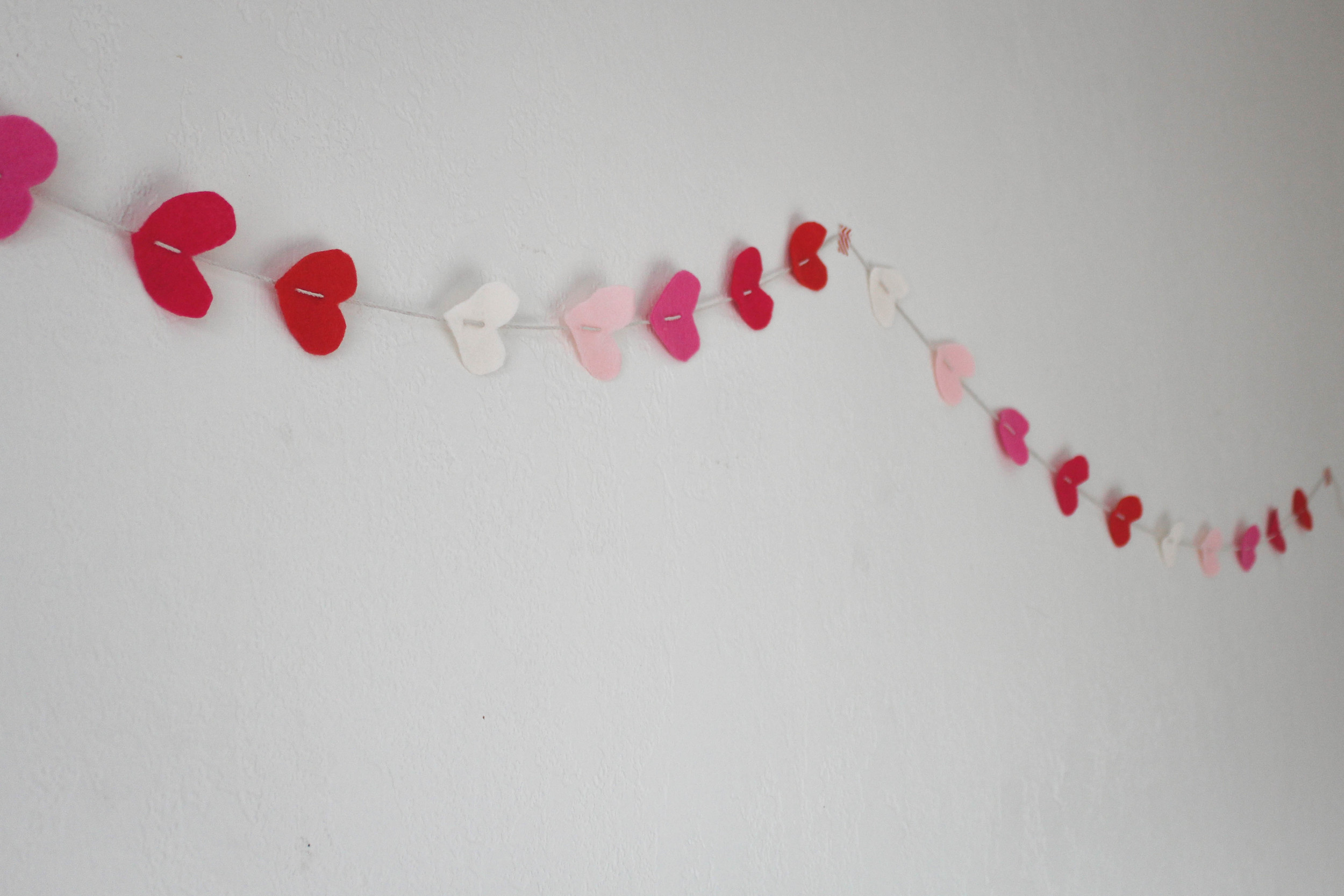 DIY Heart Garland