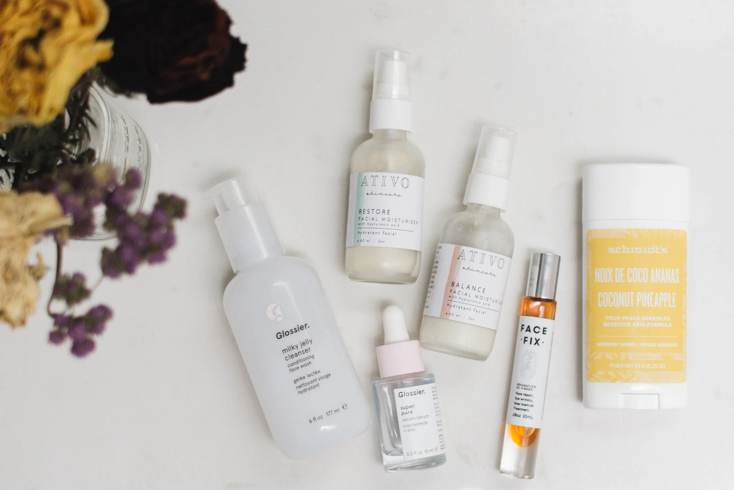 glossier skin care routine