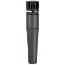 Shure SM 57’s 58’s wired microphones The Shure SM58® unidirectional (cardioid) dynamic vocal microphone is designed for professional vocal use in live performances, sound reinforcement, and studio recording. The legendary Shure SM57 microphone is exceptional for musical instrument pickup and vocals. With its bright, clean sound and contoured frequency response, the SM57 is ideal for live sound reinforcement and recording.
