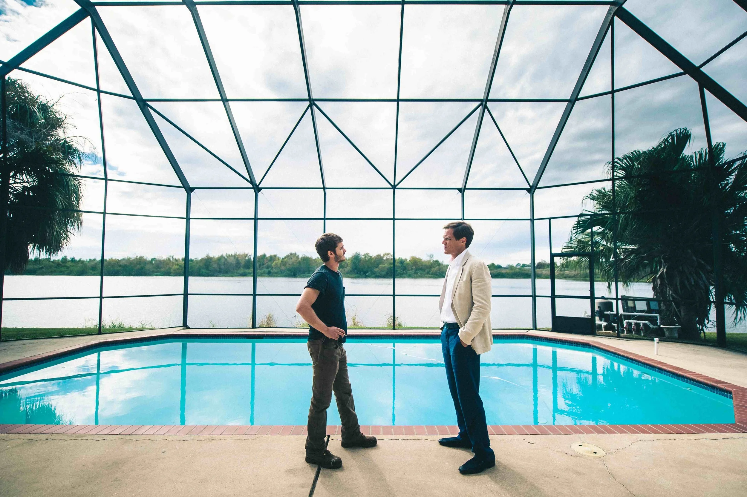 Andrew Garfield and Michael Shannon in 99 Homes