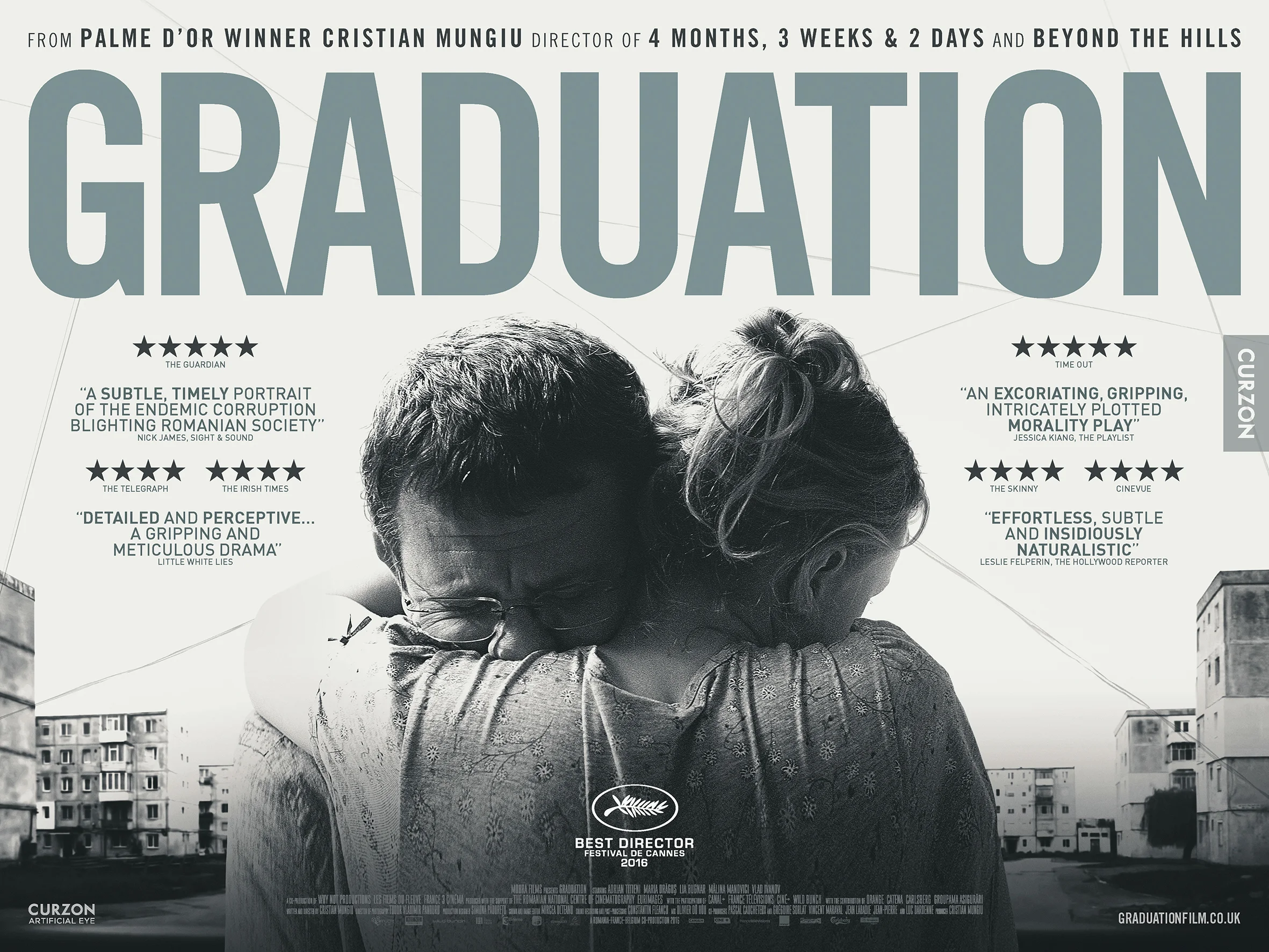 Alternative UK artwork for Graduation - Curzon Artificial Eye