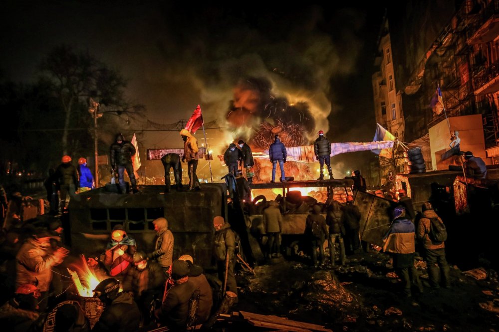 Political unrest in Kiev ( Maidan )