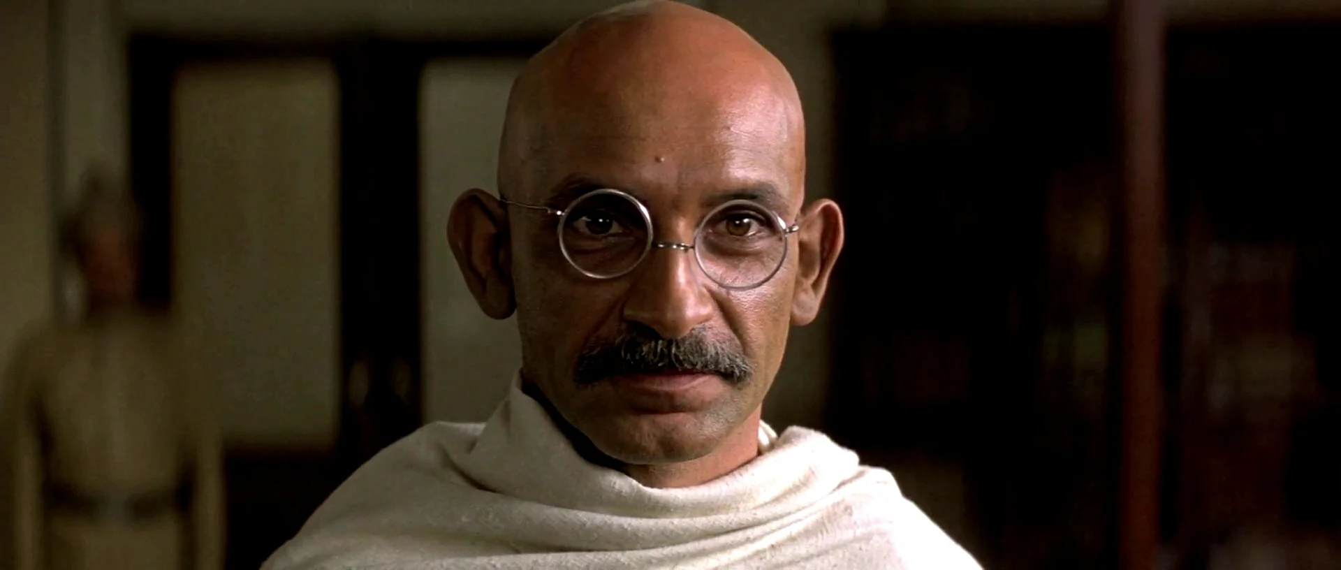 Epic biopic Gandhi (1982) starring Ben Kingsley 